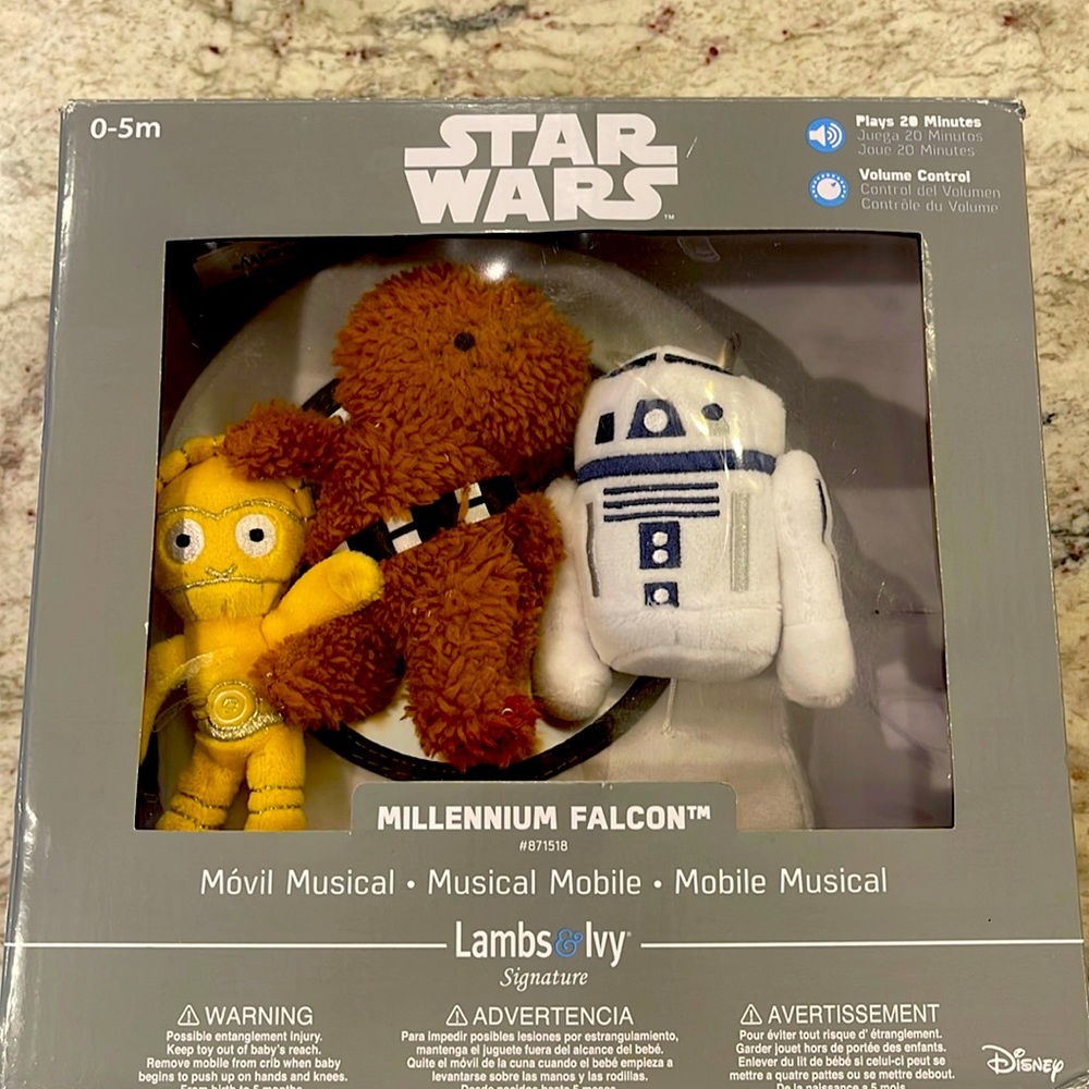 Star Wars millennium falcon mobile musical